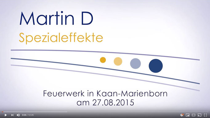 Feuerwerk Firmenfeier Kaan-Marienborn von Martin D Spezialeffekte